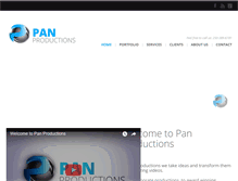 Tablet Screenshot of panproductions.com